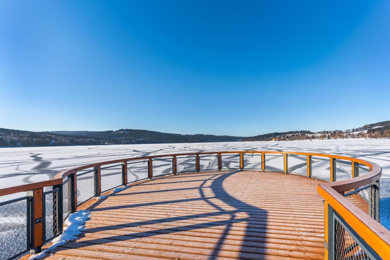 ליפנו נאד וויטאבו Apartament A121 Molo Lipno S Infrasaunou - Residence Koubek מראה חיצוני תמונה